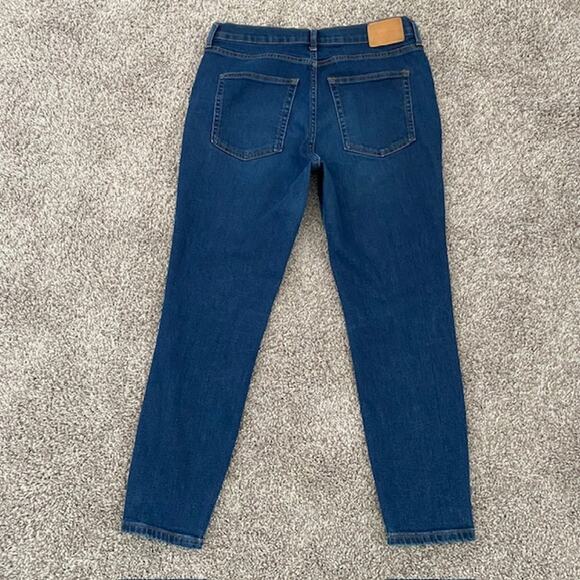 Everlane Blue Jeans Stretch Tapered Denim Sustainable High-Rise Women's 31 Ankle - Picture 2 of 9